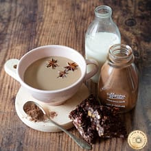 Hot chocolate food photography