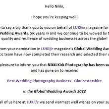 Gloucestershire and Cotswolds Wedding Photography