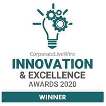Innovation and Excellence award winner 2020 wedding photographer