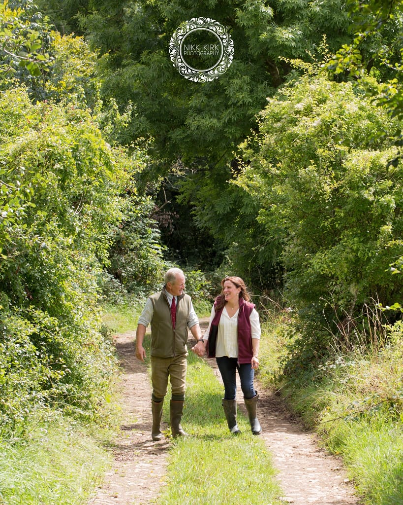 Country couple engagement photo shoot