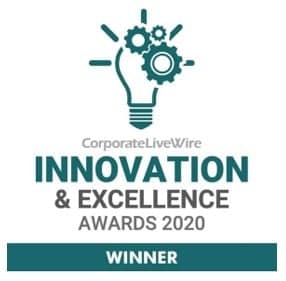 Innovation and Excellence award winner 2020 wedding photographer