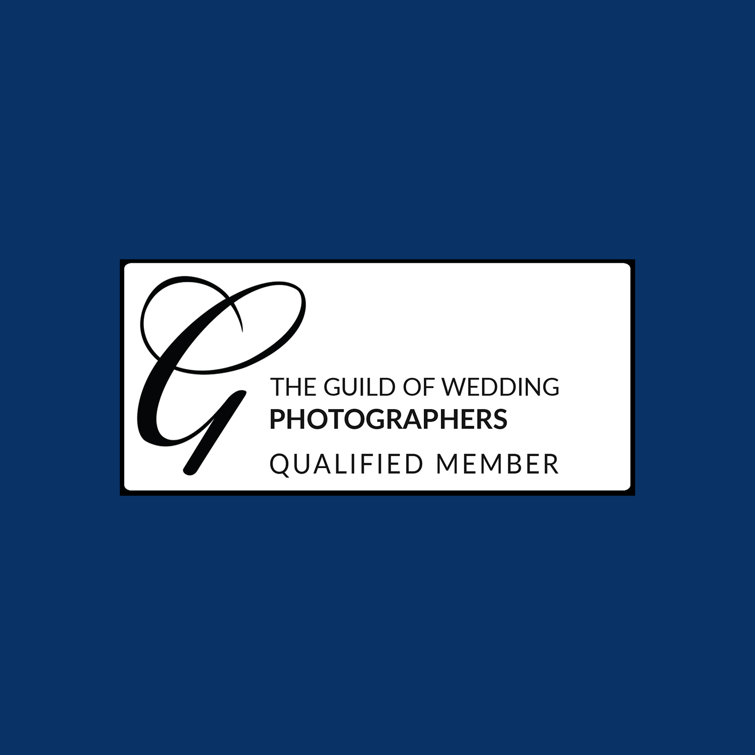 the Guild of Photographers Qualified Wedding Photographer