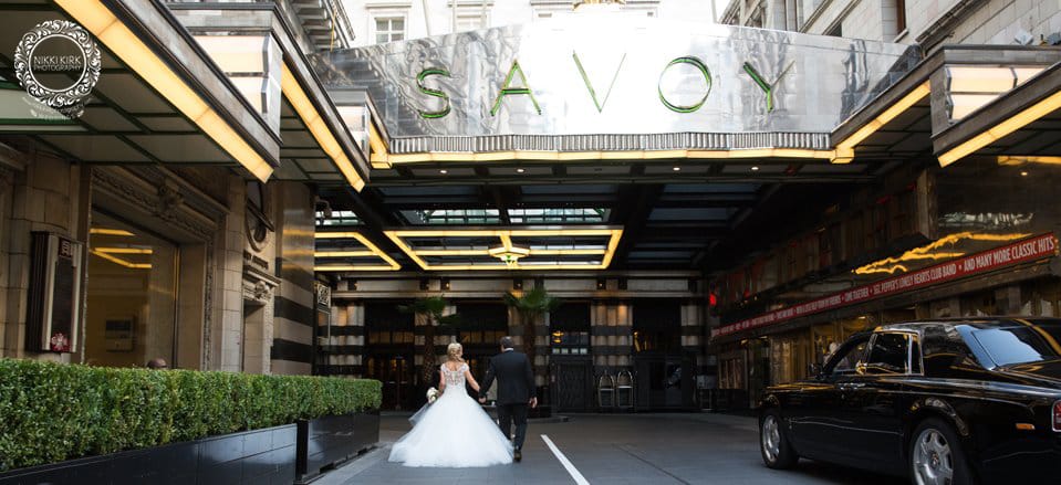 London Savoy Hotel wedding